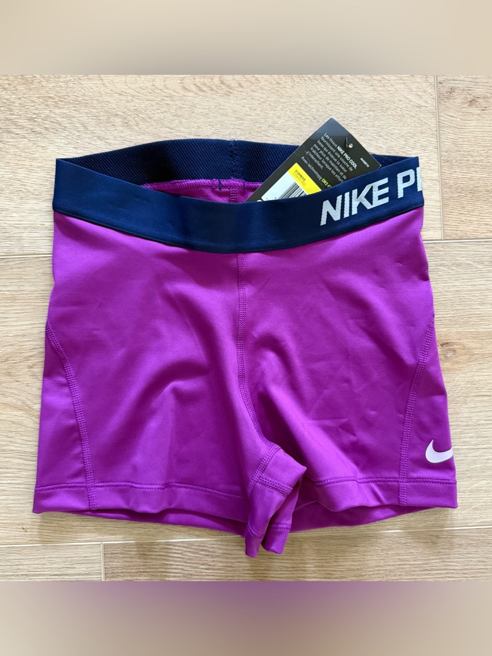Nike Pro Dri-FIT Women’s 2” Compression Training Shorts Size Small Purple